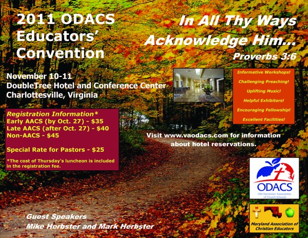 2011 Convention Flyer